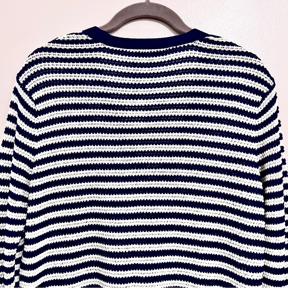 NWT Zara Midi Knitted Striped Cardigan - Picture 12 of 15